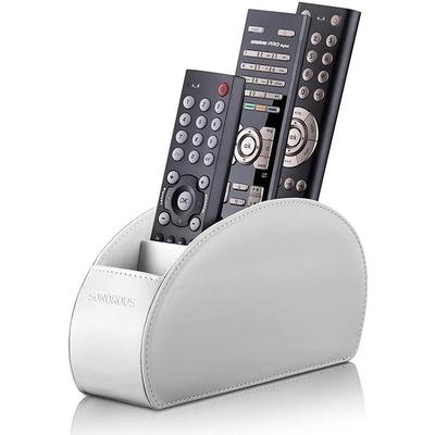 SONOROUS Leather TV Remote Holder - Black