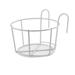 Hibalala Hanging iron rail pot hanging rack flower garden fence hanging pot rack