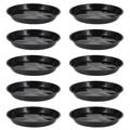 Happyyami 10Pcs Plant Saucer Drip Trays Round Plant Pot Saucers Flower Pot Tray for Indoor Outdoor Garde