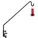 SNYNUXX Heavy Duty Deck Rail Pole Deck Hook Extensible and Adjustable Deck Hook for Hanging Bird Feeder Plants Suet Baskets Wind Chimes Lanterns