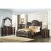 Helmer 6 Piece Highlands Cherry Traditional Panel Bedroom Set