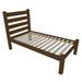 Homestead Unfinished Solid Pine Twin Platform Bed