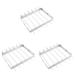 3 Sets of Stainless Steel Barbecue Rack Simple BBQ Rack Barbecue Accessory