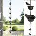 GBSELL Home Clearance Mobile Birds On Cups Rain Chain 8FT Mobile Bird Outdoor Rain Chain Outdoor Decoration Hanging Chain Gifts for Women Men Mom Dad