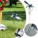 Taylongift Valentine s Day Garden Terrace Decoration Windmill Outdoor Metal Bird Clapping Garden Piles Metal Decoration Garden St. Patrick s Day