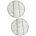 2pcs Round Grill Net Stainless Steel Barbecue Mesh Outdoor Grill Mesh BBQ Grilling Mat Metal Grill Mesh