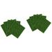 2pcs VORCOOL 4pcs Life-like Fairy Artificial Grass Miniature Ornament Garden mini house Craft Pot -15x15cm (Green)