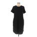 MTS Casual Dress - Shift: Black Solid Dresses - Women's Size Medium