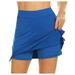 Pgeraug Fall Dresses for Women 2024 Running for Skort Performance Tennis Golf Skirt Lightweight Sport Active Skirt Dress for Women Blue M