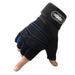 Women Men Workout Fitness Half Finger Gloves Non-Slip Gym Weight Lifting Exercise Bodybuilding Outdoor Cycling Mittens with Wrist Support