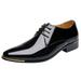 YUHAOTIN Mens Leather Shoes Casual and Pointed Style Shoes Mens Business Classical Leather Casual Men s Leather Shoes Leather Walking Shoes for Men Leather Tennis Shoes for Men