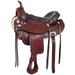 13HS HILASON Western Horse Saddle American Leather Flex Tree Trail & Pleasure Antique Mahogany | American Saddle Horse | Leather Saddle | Western Saddle | Saddle for Horses | Horse Saddle Western