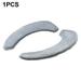 Soft Toilet For Seat Cover Non Slip Warmer And Comfortable Cushion 1/2 Pack (Grey-1PCS)