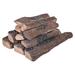 Fireplace Gas Logs - 10Pcs Fireplace Logs for Gas Fireplace Imitation