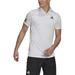adidas Men s Tennis Club 3-Stripes Polo Shirt Large White/Black