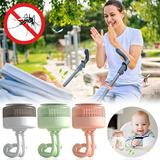 Baby Stroller Fan - Multi-functional Portable USB Plant Essential Oil Mosquito Repellent Mini Desktop Fan Baby Stroller Fan