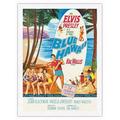 Blue Hawaii - Join Elvis Presley in a Paradise of Song - Vintage Film Movie Poster - Japanese Unryu Rice Paper Art Print 24 x 32 in