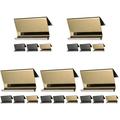 20 Pcs Name Cards Stand Business Cards Base Card Organizing Rack Name Card Organizer Card Metal Base