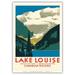 Lake Louise Canada - Canadian Rockies - Canadian Pacific Hotel - Vintage Travel Poster by Charles James Greenwood c.1935 - Master Art Print 10in x 14in