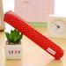 Ozmmyan Long Polka Candy Colored Pencil Case Canvas Pencil Case Cute Pencil Case Red Pick Kids Study for Less