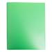 NCWSO 2PC Folder for Office Supplies Stationery Dunwell Colored Plastic Folder with Pockets and Prongs (Assorted Colors 2 Pack) Colorful Folders with Office School Folders with Fasteners Green