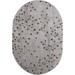 Mark&Day Wool Area Rugs 6x9 Le Havre Cottage Medium Gray Oval Area Rug (6 x 9 Oval)
