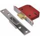 StrongBOLT 2105S Stainless Steel 5 Lever Mortice Deadlock Visi 68mm 2.5in UNNY2105SS25