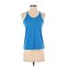 Nike Active Tank Top: Blue Activewear - Women's Size Small