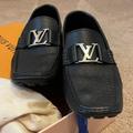 Louis Vuitton Shoes | Louis Vuitton Man Black Loafers Shoes | Color: Black | Size: 8.5