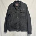 Levi's Jackets & Coats | Levi's Chore Coat Mens Medium Black Canvas Jacket Zip Snap Field Barn Pockets | Color: Black | Size: M