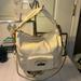 Coach Bags | Coach Kristin Leather Convertible Shoulder Hobo Bag Purse White Handbag Guc | Color: Cream | Size: Os