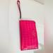 Kate Spade Bags | Kate Spade Wristlet Wallet Pink Croco | Color: Pink | Size: Os