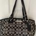 Coach Bags | Coach Black And Grey Purse. In Very Good Condition. | Color: Black/Gray | Size: Os