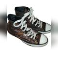 Converse Shoes | Limited Edition Converse Sequin Animal Print High Top Sneakers Size 7 | Color: Black/Brown | Size: 7