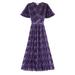 Gucci Dresses | Chevron Lame Gucci Dress | Color: Purple | Size: S