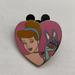 Disney Accessories | Disney Parks Pin Trading Princess Cinderella Butterfly Heart Hidden Mickey Pin | Color: Blue/Pink | Size: Os