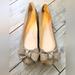Jessica Simpson Shoes | Jessica Simpson Sparkly Gold Flats | Color: Gold | Size: 10