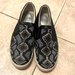 Michael Kors Shoes | Michael Kors Leo Beaded Suede Slip-On Sneaker Sz 8 | Color: Gray | Size: 8