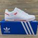 Adidas Shoes | Adidas Originals Court Tourino Men's Shoes Sneakers White/Red | Color: White | Size: 11