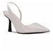 Nine West Shoes | Nine West Women's Mollie Pointy Toe Heeled Slingbacks Pumps | Color: White | Size: 9.5