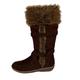 American Eagle Outfitters Shoes | American Eagle | Brown Faux Fur Suede Knee High Strappy Boots | Women's 8 | Color: Brown/Tan | Size: 8