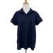 Adidas Tops | Adidas Climalite Polo Golf Shirt Women's Size L Navy Short Sleeve Sweat Wick Top | Color: Blue | Size: L