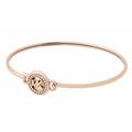 Michael Kors Jewelry | Michael Kors Mk Logo Bangle Bracelet Crystals, Rose Gold, Mkjx65217 Nib $85.00 | Color: Gold | Size: Os