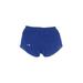 Under Armour Athletic Shorts: Blue Solid Activewear - Women's Size X-Small