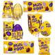 6 x Mixed Mini Eggs Easter Gift Pack - Mini Eggs Bar,Inclusions Ultimate, Family Bag, Large Easter Egg, Chocolate Bar & Easter Egg Chocolates