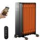 Senelux Oil Radiator 2000W Electric Heater Energy Saving with WiFi App Control & LED Touch Display Remote Control Oil Radiator Heating Electric 9 Fins Radiator 24 Hours Timer Overheating Protection