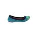 J.Crew Flats: Blue Shoes - Women's Size 9 - Almond Toe