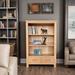 RARLON All Solid Wood Bookcase Oak Small Bookcase Storage Bookcase Wood in Brown | 51.1 H x 33.4 W x 12.6 D in | Wayfair 02YQ38JIJFQG6D849R