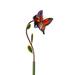 August Grove® Barbot Butterfly Garden Stake Metal | 64 H x 9.5 W x 7.2 D in | Wayfair E578479043DC4C4B91125D82528C10EC