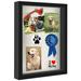 Gracie Oaks Delcastillo Shadow Box Frame 1.5 inches Deep Box Frame for Objects & Pictures in Black | 12" W x 16" H | Wayfair